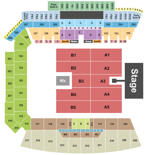 BMO Stadium Gloria Trevi Seating Chart